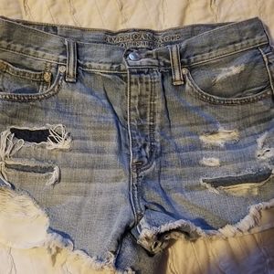 american eagle vintage hi rise festival short